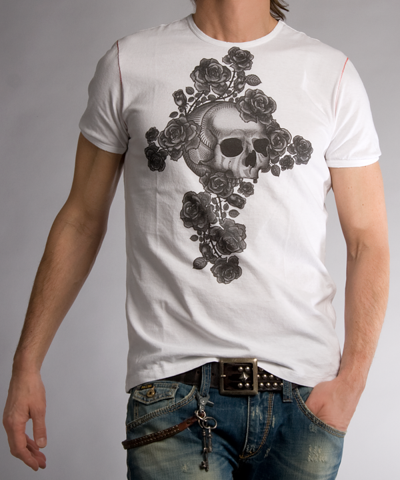 Man - Park Row Scull T-shirt RA-RE