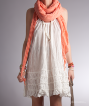Rouche Dress White Rabens Saloner