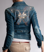 Italie Butterfly Jeansjacka Nolita