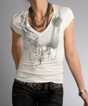 Amor Cross Top RA-RE