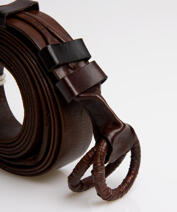Athena Double Belt Brown Rabens Saloner
