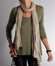 Jacksonville Teelong Khaki American Vintage